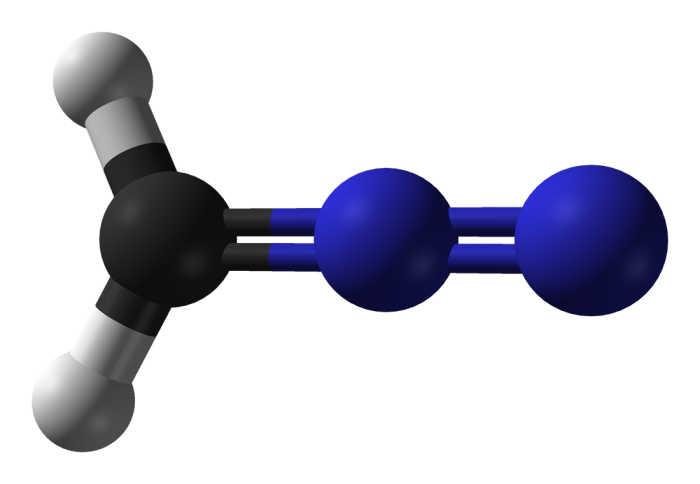 Diazomethane from CRC MW IR 3D balls double double e1622038280635