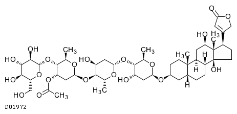 lanatoside lanatoside