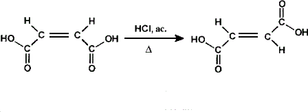 maleico isomerizzazione