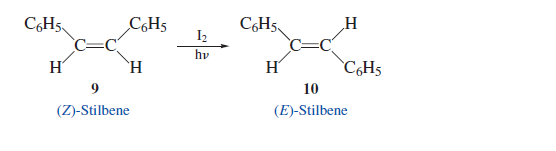 stilbene isomerizzazione