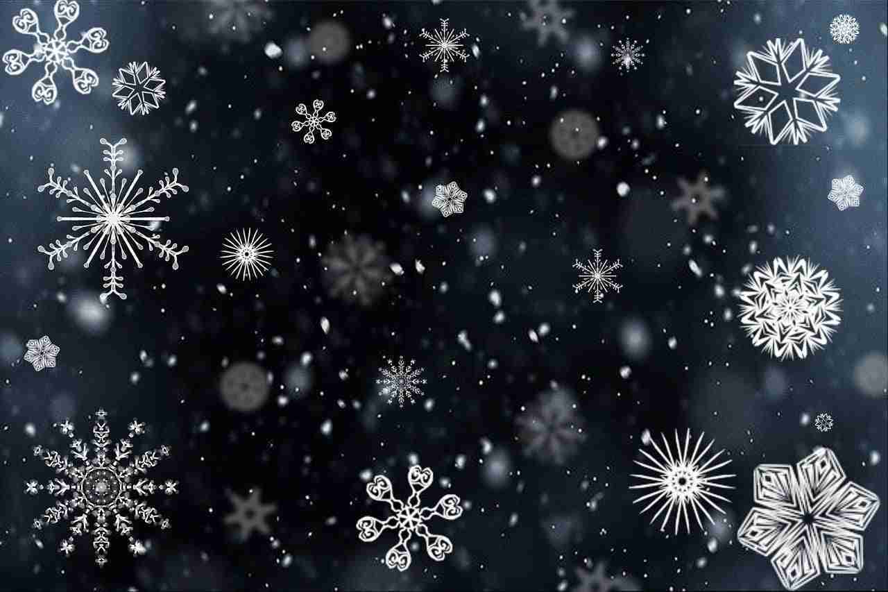 Fiocchi di neve in metallo