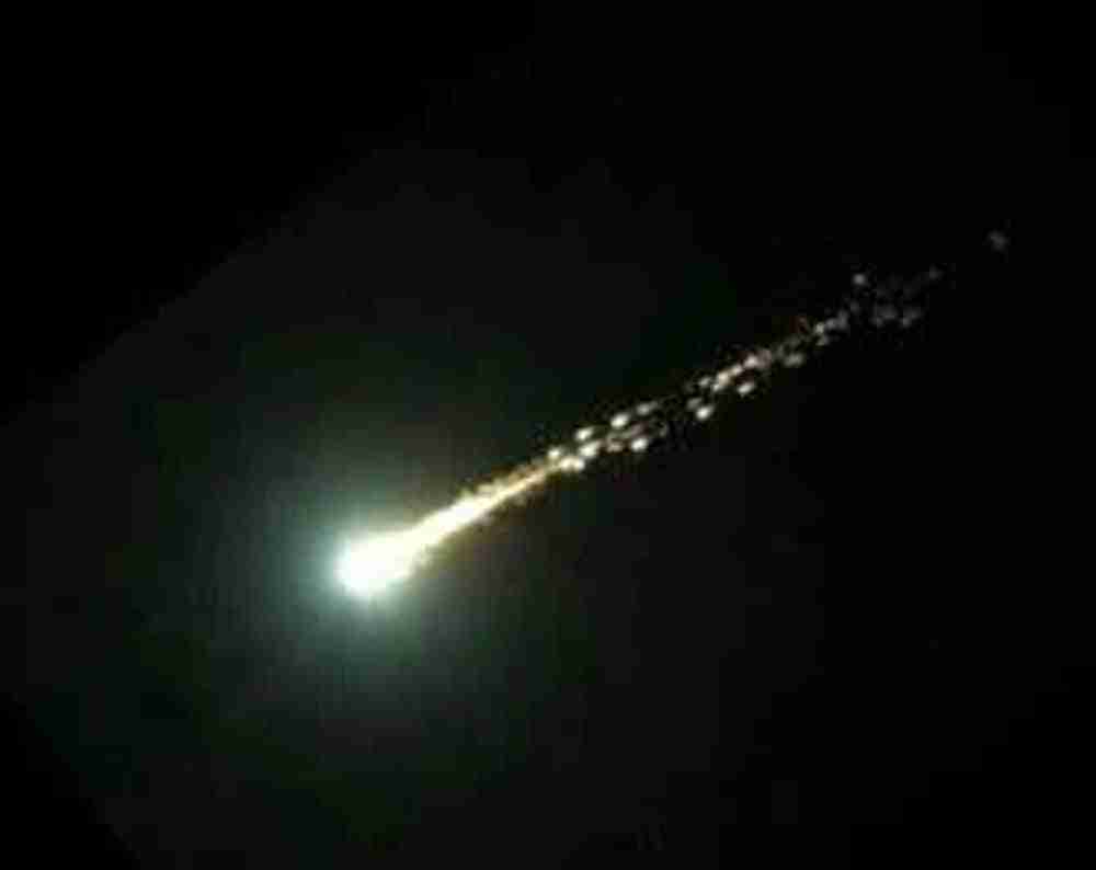 Bolide luminoso nei cieli dellItalia