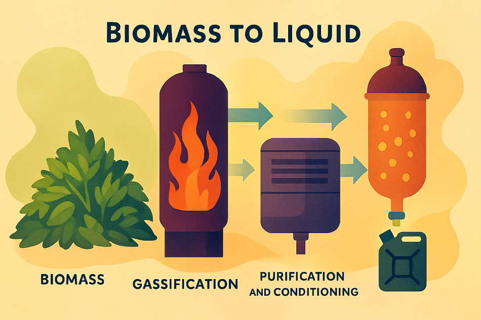 Processo Biomass to Liquid