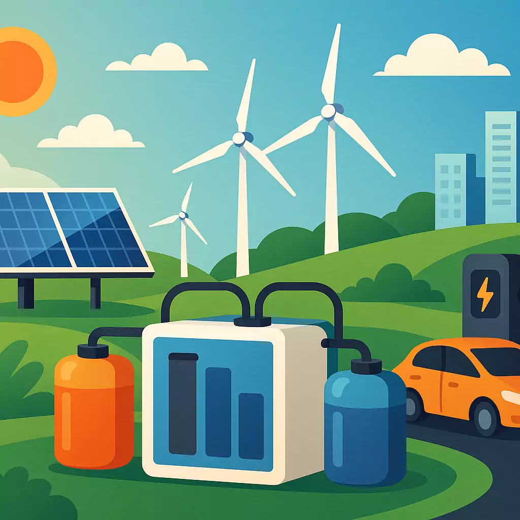 batterie a flusso di vanadio
