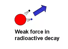 forza nucleare debole decadimento radioattivo forza nucleare debole decadimento radioattivo