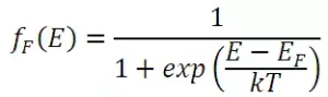distribuzione di Fermi Dirac