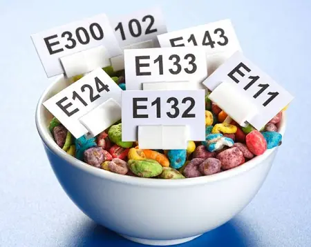 additivi E additivi E