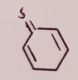 struttura 2,5-cicloesadiene-1-tione