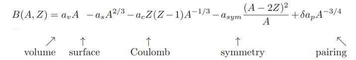 formula di Weizsäcker