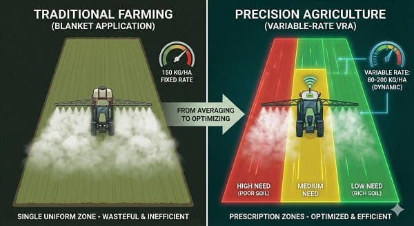 Agricoltura convenzionale e agricoltura di precisione