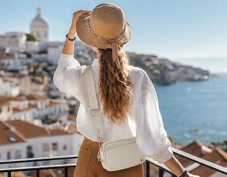 applicazioni del nylon balistico borsa crossbody antifurto