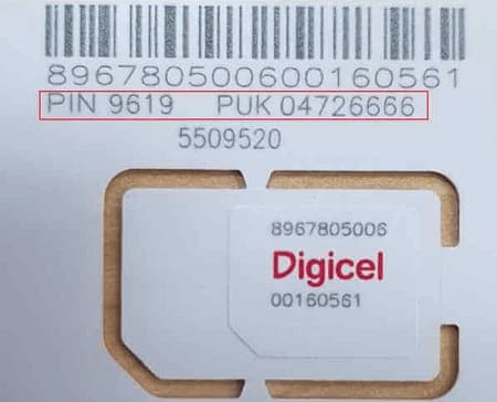 PIN e PUK nella SIM