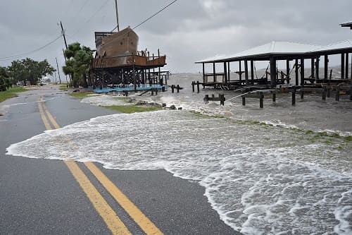 storm surge e inondazioni costiere